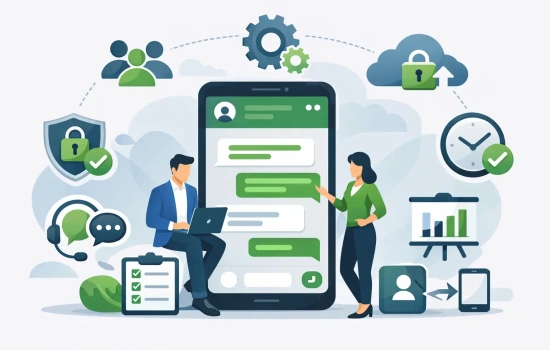 8 recursos essenciais no WhatsApp corporativo - Plataforma para WhatsApp com Múltiplos Atendentes - NimoChat