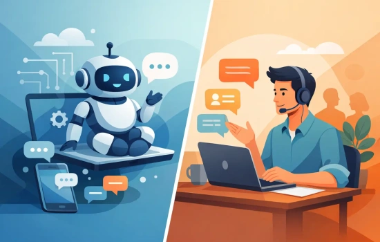 Chatbot com IA versus atendimento humano: qual usar? - Plataforma para WhatsApp com Múltiplos Atendentes - NimoChat